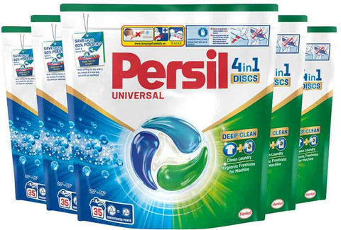 5x Persil Wasmiddelcapsules Discs Universal 35 stuks