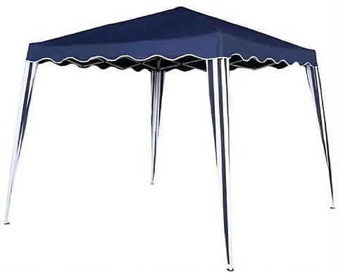 Partytent Waterafstotend - 290 x 290cm - donkerblauw/wit