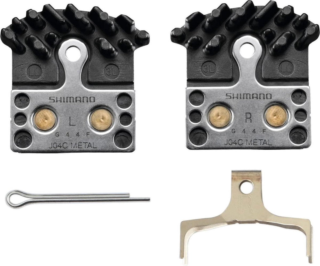 Shimano Schijfremblokken J04c Staal Zwart/zilver 3-delig