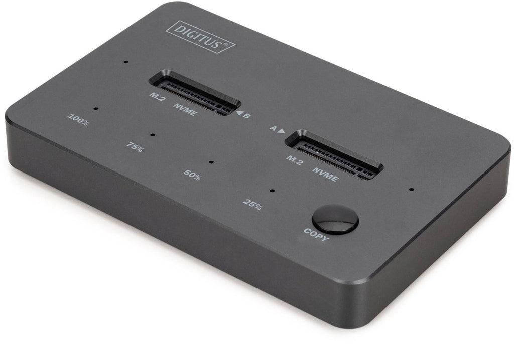Digitus DA-71545-1 basisstation voor opslagstations USB 3.2 Gen 1 (3.1 Gen 1) Type-C Zwart